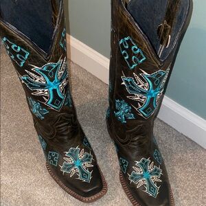 Blue Cross Cowboy boots!!